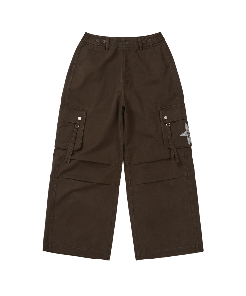 as you are(アズユーアー)の「カーゴフラップコットンパンツブラウン(その他パンツ・レディース・その他・SMALL/MEDIUM)」の4枚目の写真