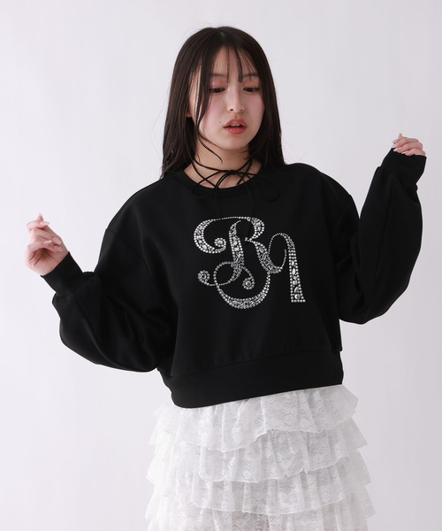 repipi armario(レピピ アルマリオ)の「ダンボールビジュースウェット(スウェット・キッズ・アイボリー/ブラック/サックスブルー・SMALL/MEDIUM/LARGE)」の3枚目の写真