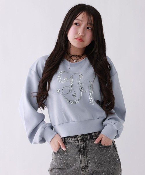repipi armario(レピピ アルマリオ)の「ダンボールビジュースウェット(スウェット・キッズ・アイボリー/ブラック/サックスブルー・SMALL/MEDIUM/LARGE)」の9枚目の写真