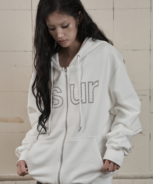 as you are(アズユーアー)の「AU ホットフィックス フードジップアップ ホワイト(パーカー・レディース・その他・SMALL/MEDIUM)」の3枚目の写真