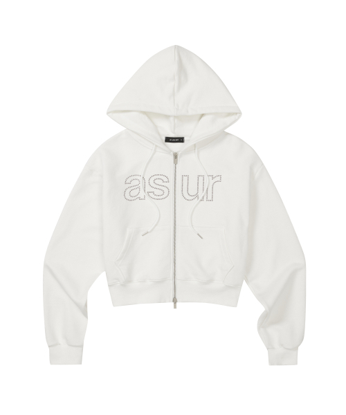 as you are(アズユーアー)の「AU ホットフィックス フードジップアップ ホワイト(パーカー・レディース・その他・SMALL/MEDIUM)」の4枚目の写真