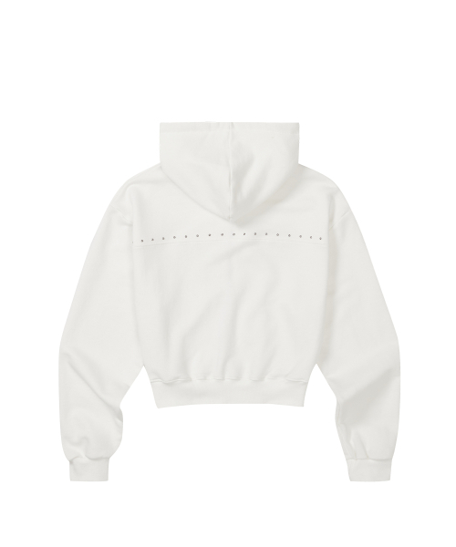 as you are(アズユーアー)の「AU ホットフィックス フードジップアップ ホワイト(パーカー・レディース・その他・SMALL/MEDIUM)」の5枚目の写真