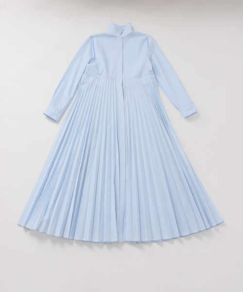 プリーツシャツワンピース(ワンピース)|NOBLE(ノーブル)の プリーツシャツワンピース(ワンピース)|NOBLE(ノーブル)の