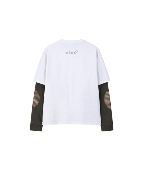 9999ARCHIVE（9999アーカイブ）の「[9999xMIKO] Layered Patch Long Sleeves（Tシャツ/カットソー・レディース・チャコール・FREE）」の2枚目の写真