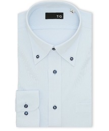 TAKA-Q（タカキュー）の「【ストレッチ ノンアイロン 吸水速乾】タカキュー ボタンダウン ビジネスドレス長袖ニットシャツ（ビジネスシャツ）」