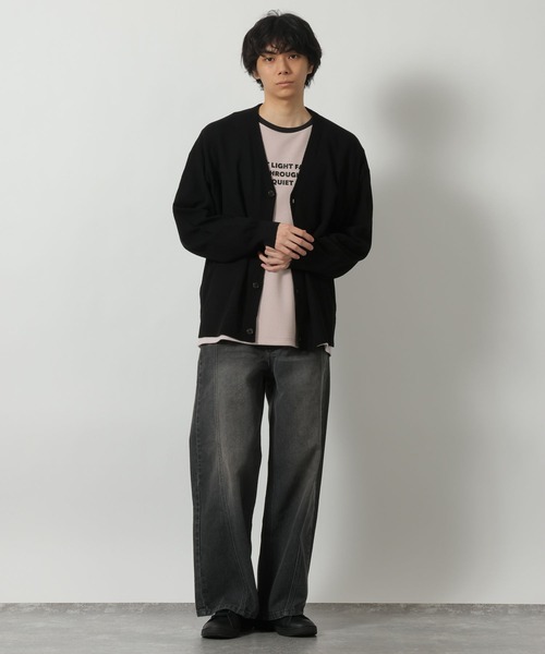 LAKOLE(ラコレ)の「トリムダンボールロンT / 638232(Tシャツ/カットソー・メンズ・ピンク/ホワイト/ブラック・LARGE/MEDIUM)」の6枚目の写真