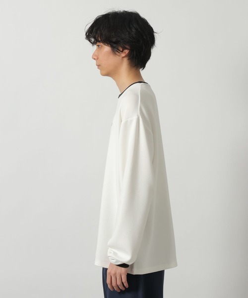 LAKOLE(ラコレ)の「トリムダンボールロンT / 638232(Tシャツ/カットソー・メンズ・ピンク/ホワイト/ブラック・LARGE/MEDIUM)」の9枚目の写真