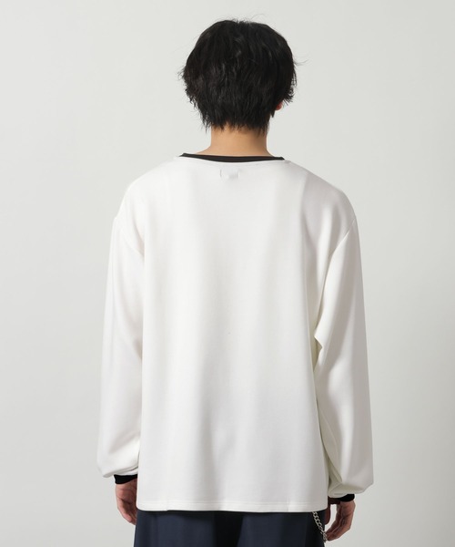 LAKOLE(ラコレ)の「トリムダンボールロンT / 638232(Tシャツ/カットソー・メンズ・ピンク/ホワイト/ブラック・LARGE/MEDIUM)」の10枚目の写真