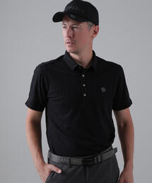 St ANDREWS（セントアンドリュース）の「縄柄リンクス半袖シャツ (MENS)（ポロシャツ）」