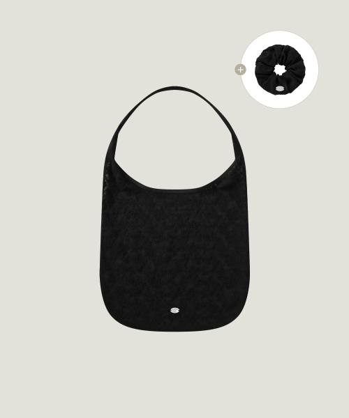 MUCU AND EBONY(ムクアンドエボニー)の「Veil Lace Bag & Scrunch SET _ Black(ショルダーバッグ・レディース・その他・FREE)」の4枚目の写真
