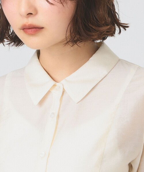 Ray BEAMS（レイビームス）の「レース キリカエ フレア スリーブ シャツ（シャツ/ブラウス・レディース・ホワイト系その他6/サックスブルー・ONE SIZE）」の17枚目の写真