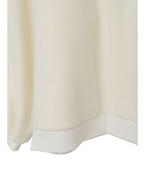 PINK HOUSE（ピンクハウス）の「ロゴワッペン使いフリーススウェット（スウェット・レディース・ブラック/オフホワイト/トップグレー・フリー）」の8枚目の写真