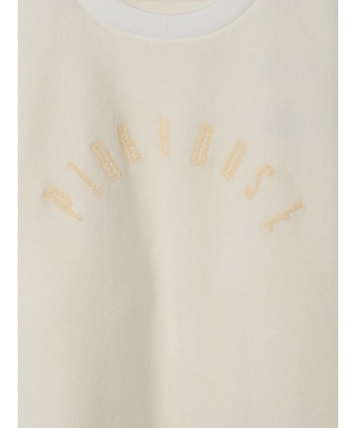 PINK HOUSE（ピンクハウス）の「ロゴワッペン使いフリーススウェット（スウェット・レディース・ブラック/オフホワイト/トップグレー・フリー）」の10枚目の写真