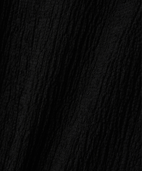 NOIRER(ノイア)の「プリーツセミオーバーフィットハーフTシャツ(ブラック)(Tシャツ/カットソー・メンズ・その他・48/50/52)」の6枚目の写真