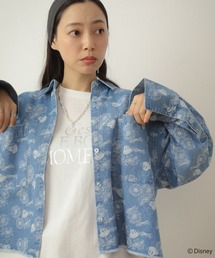 Disney | ミッキー&フレンズ/花柄デニムシャツ(シャツ/ブラウス)