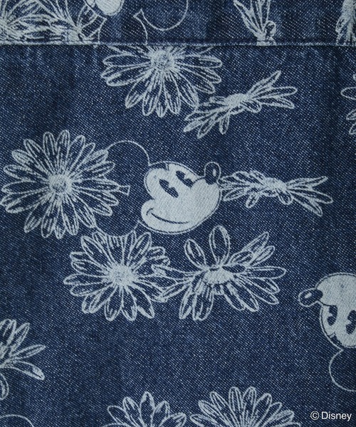 Disney（ディズニー）の「ミッキー&フレンズ/花柄デニムシャツ（シャツ/ブラウス・レディース・インディゴブルー/ライトインディゴブルー・FREE）」の14枚目の写真