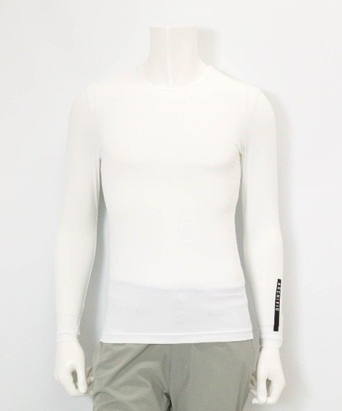 archivio(アルチビオ)の「<MENS>UV冷感クルーネックインナー(その他トップス・メンズ・ホワイト/ブラック・LL/L/M)」の4枚目の写真