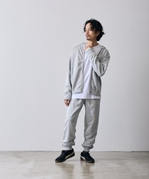 スムース裏毛 ジップパーカー＆ジョガーパンツ セットアップ