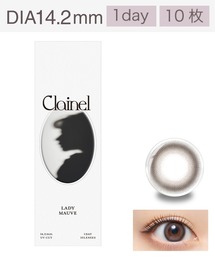 Clainel（クレイネル）の「Clainel 1DAY ワンデー 10枚入り レディモーヴ ナチュラル系カラコン（コンタクトレンズ・カラコン）」