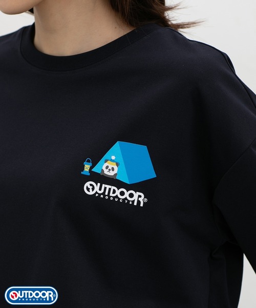 Honeys(ハニーズ)の「【アクティブウェア・速乾ドライ・UVカット】OUTDOOR PRODUCTS/長袖Tシャツ(Tシャツ/カットソー・レディース・ネイビー/オフホワイト/スミクロ/ピンク/ベージュ・S/M/LL/L)」の16枚目の写真