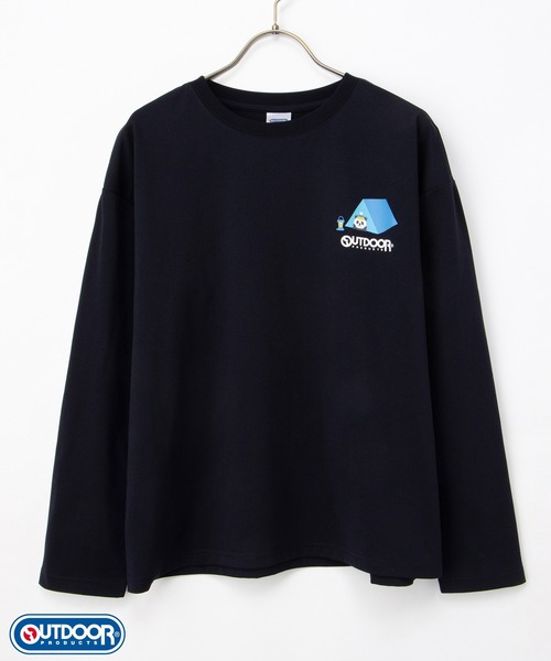 Honeys(ハニーズ)の「【アクティブウェア・速乾ドライ・UVカット】OUTDOOR PRODUCTS/長袖Tシャツ(Tシャツ/カットソー・レディース・ネイビー/オフホワイト/スミクロ/ピンク/ベージュ・S/M/LL/L)」の17枚目の写真