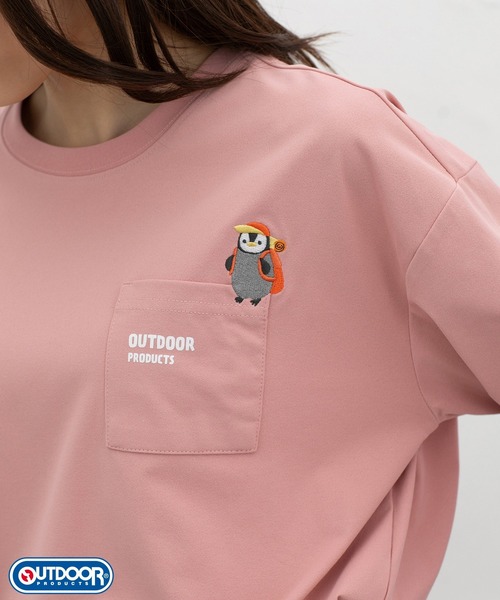 Honeys(ハニーズ)の「【アクティブウェア・速乾ドライ・UVカット】OUTDOOR PRODUCTS/長袖Tシャツ(Tシャツ/カットソー・レディース・ネイビー/オフホワイト/スミクロ/ピンク/ベージュ・S/M/LL/L)」の22枚目の写真