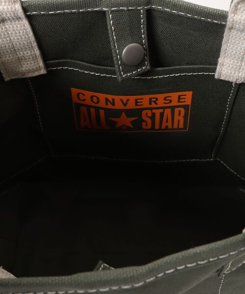 CONVERSE(コンバース)の「【CONVERSE】CV AS CANVAS TOTE BAG S / コンバース ロゴ コットンキャンバストートバッグ Sサイズ(トートバッグ・メンズ・オフホワイト/ライトブラウン/ベージュ/ブラック・FREE)」の8枚目の写真