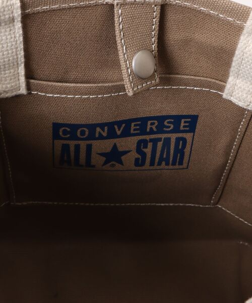 CONVERSE(コンバース)の「【CONVERSE】CV AS CANVAS TOTE BAG S / コンバース ロゴ コットンキャンバストートバッグ Sサイズ(トートバッグ・メンズ・オフホワイト/ライトブラウン/ベージュ/ブラック・FREE)」の13枚目の写真