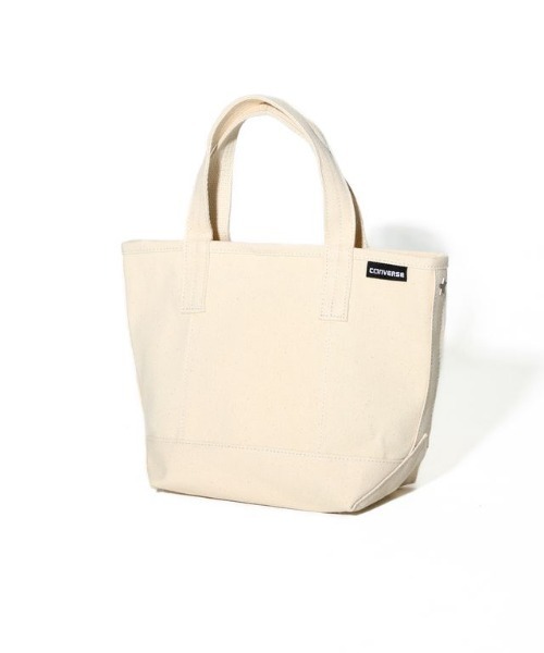 CONVERSE(コンバース)の「【CONVERSE】CV AS CANVAS TOTE BAG S / コンバース ロゴ コットンキャンバストートバッグ Sサイズ(トートバッグ・メンズ・オフホワイト/ライトブラウン/ベージュ/ブラック/グレー/レッド/ネイビー/カーキ・FREE)」の18枚目の写真