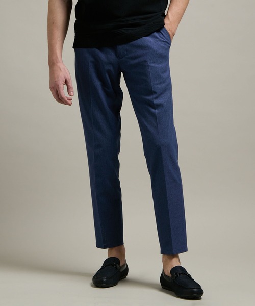 HIDEAWAYS NICOLE(ハイダウェイニコル)の「【HIDEAWAYS BLACK】シャリルジャージー イージースラックス(スラックス・メンズ・グレー/ブルー/ライトベージュ/ネイビー・SMALL/MEDIUM/LARGE/X-LARGE)」の4枚目の写真