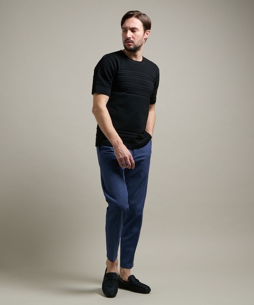 HIDEAWAYS NICOLE(ハイダウェイニコル)の「【HIDEAWAYS BLACK】シャリルジャージー イージースラックス(スラックス・メンズ・グレー/ブルー/ライトベージュ/ネイビー・SMALL/MEDIUM/LARGE/X-LARGE)」の22枚目の写真