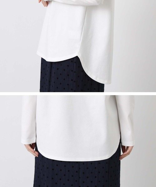 Gready Brilliant（グレディブリリアン）の「ブルー糸刺しゅうプリントT（Tシャツ/カットソー・レディース・オフホワイト・38）」の15枚目の写真