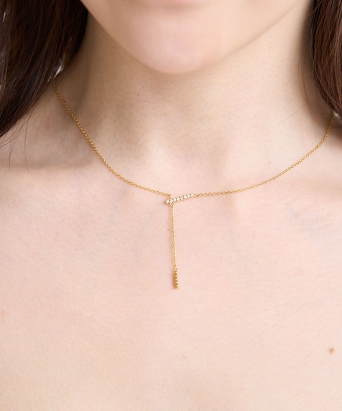 NOELA（ノエラ）の「ビジューラリエットネックレス（ネックレス・レディース・シルバー/ゴールド・フリー）」の2枚目の写真