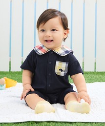 combimini（コンビミニ）の「襟付きゆったりカバーオール（つなぎ/オールインワン）」