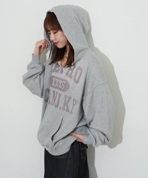 RePRODUCTION LABEL（リプロダクションレーベル）の「【RePRODUCTION LABEL / リプロダクションレーベル】スキッパーフーディースウェット（パーカー・レディース・グレー/グリーン・FREE）」の5枚目の写真