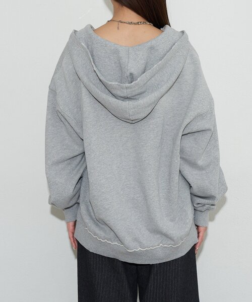 RePRODUCTION LABEL（リプロダクションレーベル）の「【RePRODUCTION LABEL / リプロダクションレーベル】スキッパーフーディースウェット（パーカー・レディース・グレー/グリーン・FREE）」の17枚目の写真