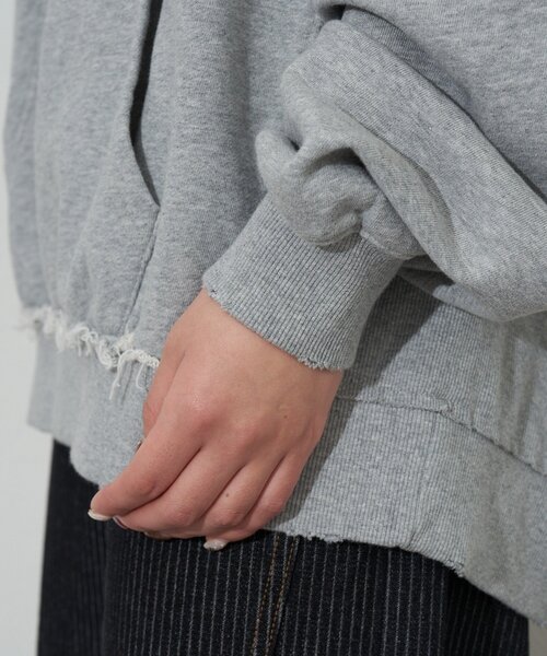 RePRODUCTION LABEL（リプロダクションレーベル）の「【RePRODUCTION LABEL / リプロダクションレーベル】スキッパーフーディースウェット（パーカー・レディース・グレー/グリーン・FREE）」の20枚目の写真