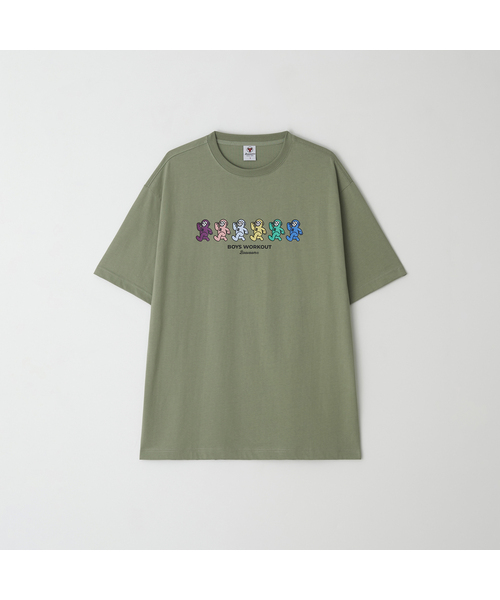 BOOVOOM（ブーブーム）の「[ビッグサイズ]ランナーズアンドカラーズTシャツ（Tシャツ/カットソー・メンズ・ブラック/カーキオリーブ/ホワイト・XL/XXL/XXXL）」の3枚目の写真