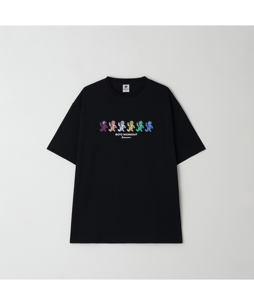 BOOVOOM（ブーブーム）の「[ビッグサイズ]ランナーズアンドカラーズTシャツ（Tシャツ/カットソー・メンズ・ブラック/カーキオリーブ/ホワイト・XL/XXL/XXXL）」の2枚目の写真