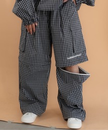 bashful base Oriental（バッシュフルベースオリエンタル）の「【bbO】チェック柄2WAYカーゴポケットパンツ（カーゴパンツ）」