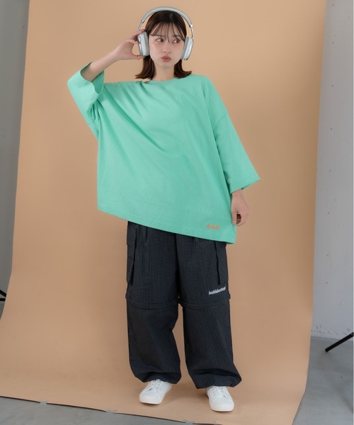 bashful base Oriental(バッシュフルベースオリエンタル)の「【bbO】チェック柄2WAYカーゴポケットパンツ(カーゴパンツ・メンズ・ブルー/ブラック/ブラック×ホワイト・SMALL/MEDIUM/LARGE)」の17枚目の写真