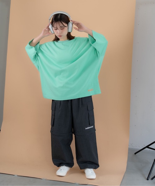 bashful base Oriental(バッシュフルベースオリエンタル)の「【bbO】チェック柄2WAYカーゴポケットパンツ(カーゴパンツ・メンズ・ブルー/ブラック/ブラック×ホワイト・SMALL/MEDIUM/LARGE)」の18枚目の写真