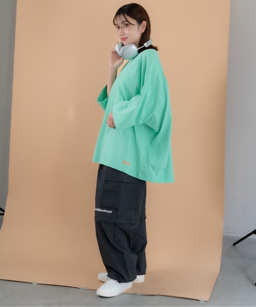 bashful base Oriental(バッシュフルベースオリエンタル)の「【bbO】チェック柄2WAYカーゴポケットパンツ(カーゴパンツ・メンズ・ブルー/ブラック/ブラック×ホワイト・SMALL/MEDIUM/LARGE)」の20枚目の写真