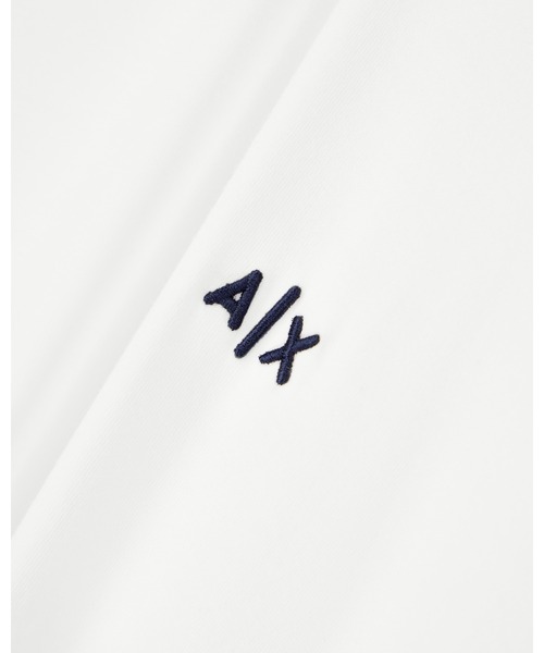 ARMANI EXCHANGE（アルマーニエクスチェンジ）の「【A|X アルマーニ エクスチェンジ】AXロゴ ストレッチヴィスコス 半袖クルーネックTシャツ/SLIM（Tシャツ/カットソー・メンズ・オフホワイト/ブラック・XX-LARGE/X-SMALL/X-LARGE/SMALL/MEDIUM/LARGE）」の8枚目の写真