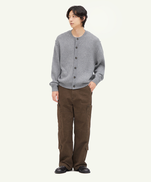 INTEMPOMOOD(インテンポムード)の「ボタンポケットカーゴパンツ_ブラウン(その他パンツ・レディース・ブラウン・MEDIUM/LARGE/X-LARGE)」の18枚目の写真