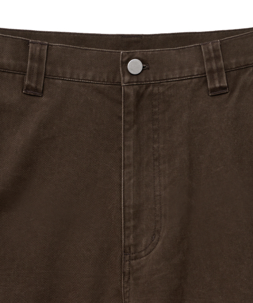 INTEMPOMOOD(インテンポムード)の「ボタンポケットカーゴパンツ_ブラウン(その他パンツ・レディース・ブラウン・MEDIUM/LARGE/X-LARGE)」の15枚目の写真