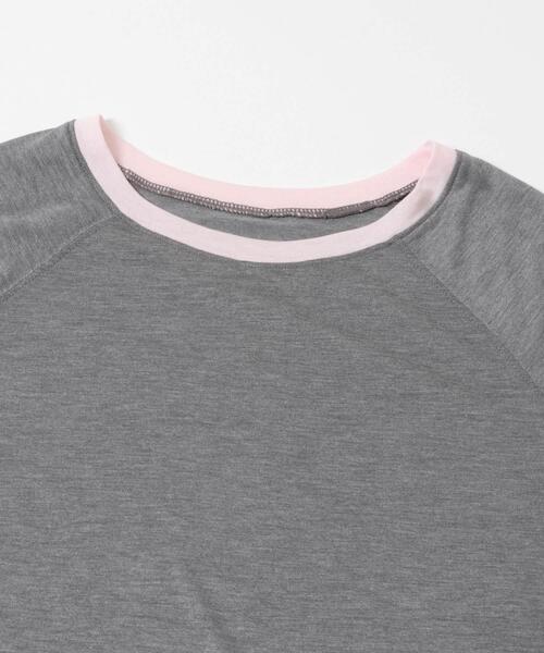 SENSE OF PLACE by URBAN RESEARCH(センスオブプレイスバイアーバンリサーチ)の「ハイショクレイヤードコンパクトトップ(Tシャツ/カットソー・レディース・ネイビー/ブラウン/グレー・ONE)」の9枚目の写真