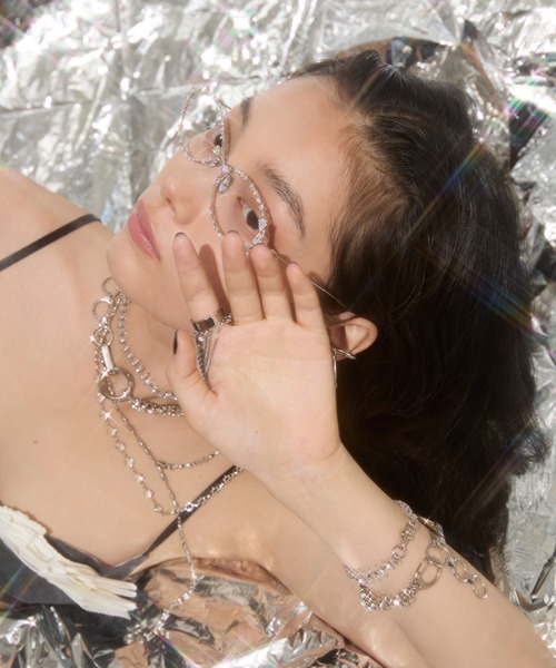 Soierie(ソワリー)の「ファンタジー レイヤード ブレスレット (2P) / Fantasy layered bracelet (2P)(ブレスレット・レディース・シルバー系・FREE)」の8枚目の写真