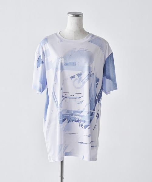 Re:CRYPT(リクリプト)の「ウィンドウフルプリントTシャツ / オーバーサイズ フルグラフィックTシャツ(Tシャツ/カットソー・レディース・ホワイト・F)」の9枚目の写真
