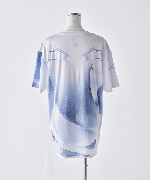 Re:CRYPT(リクリプト)の「ウィンドウフルプリントTシャツ / オーバーサイズ フルグラフィックTシャツ(Tシャツ/カットソー・レディース・ホワイト・F)」の12枚目の写真